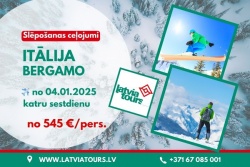 Atpūtas un ceļojumu piedāvājumi 02.01.2025 - 18.01.2025 Itālija un Dolomītu Alpi  Latvia Tours